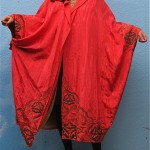 vintage 1920s art deco slk opera cloak