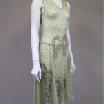 vintage 1920s beaded lace flapper dress