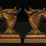 vintage 1930s frankart bookends