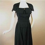 vintage 1940s gilbert adrian dress