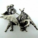 vintage 1940s marcel boucher parisina sterling pin