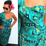 vintage 1950s alfred shaheen hawaiian dress