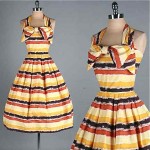 vintage 1950s halter sundress