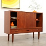 vintage 1950s teak sideboard