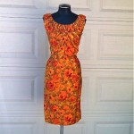 vintage 1960s jay anderson print dress