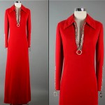 vintage 1960s malcolm starr evening maxi dress
