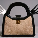 vintage 1960s pony hair handbag