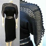 vintage 1970s knit dress