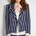 vintage 1980 striped blazer