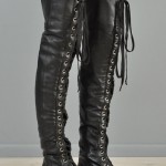 vintage 1980s eyelet leather boots