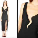 vintage 1980s plunging lbd