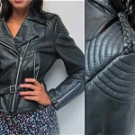 vintage 1980s quilted motorcycle jacket