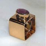 vintage cartier 18k pink tourmaline ring