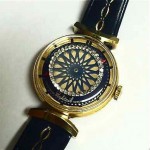 vintage ernest borel syncrhon kaleidoscope watch