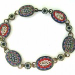 vintage italian micro mosaic bracelet