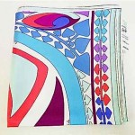 vintage large pucci silk scarf