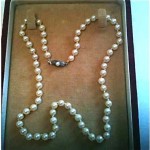 vintage mikimoto pearl necklace