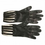 vintage parisian leather gloves