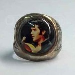 vintage silver elvis presley ring