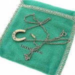 vintage tiffany sterling horseshoe necklace