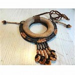 early solomon island tribal necklace