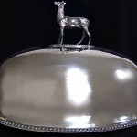 victorian english silver meat done with figural handle