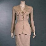 vinatge 1980s thierry mugler linen suit