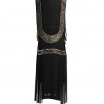 vintage 1920s beaded flapper dress