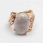 vintage 1950s opal ring