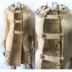 vintage 1960s animal print coat