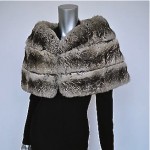 vintage 1960s chinchilla wrap capelet z