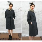 vintage 1960s mink collar coat