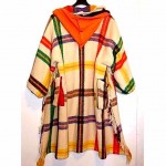 vintage 1970s de castelbajac hooded blanket coat