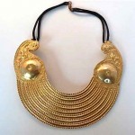 vintage 1970s kenneth jay lane breast plate necklace