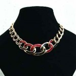 vintage 1970s lanvin link necklace