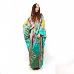 vintage 1970s paisley caftan