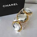 vintage 1980s chanel lucite bracelet