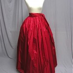 vintage 1980s elizabeth arden ballgown skirt