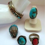 vintage 6-pc collection native american navajo zuni jewelry