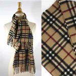 vintage burberry cashmere wool scarf