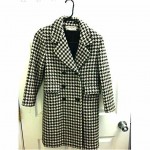 vintage christian dior houndstooth coat