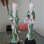 vintage italian chinese immortals lamps