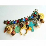vintage larry vrba charm bracelet