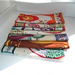 vintage lot of 7 pucci cotton scarves