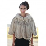 vintage mid-century mink stole capelet z