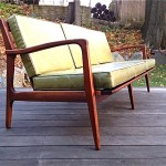 vintage midcentury danish modern sofa