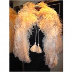 vintage ostrich feather cape