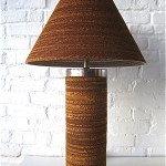 vintage raymor cardboard table lamp