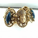 vintage selro indian princess bracelet and earrings set