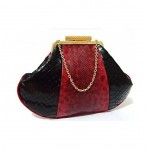 vintage snakeskin and lizard evening bag